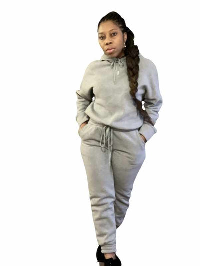 Kandi Premium Hooded Sweatsuit | Grey