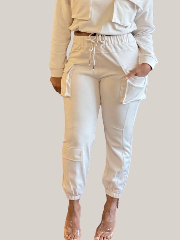 Giselle Cargo Joggers Only | Cream
