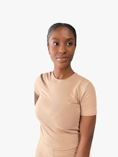The Perfect Not So Crop Top - Short Sleeve | Cappuccino